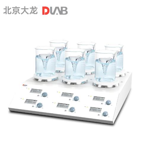 北京大龍MS-M-S6  LCD數(shù)控六通道磁力攪拌器