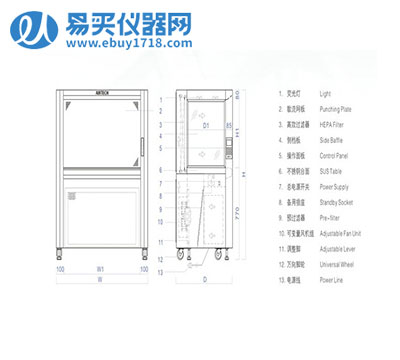 蘇州安泰新穎性智能潔凈工作臺(tái)HS-1302-U